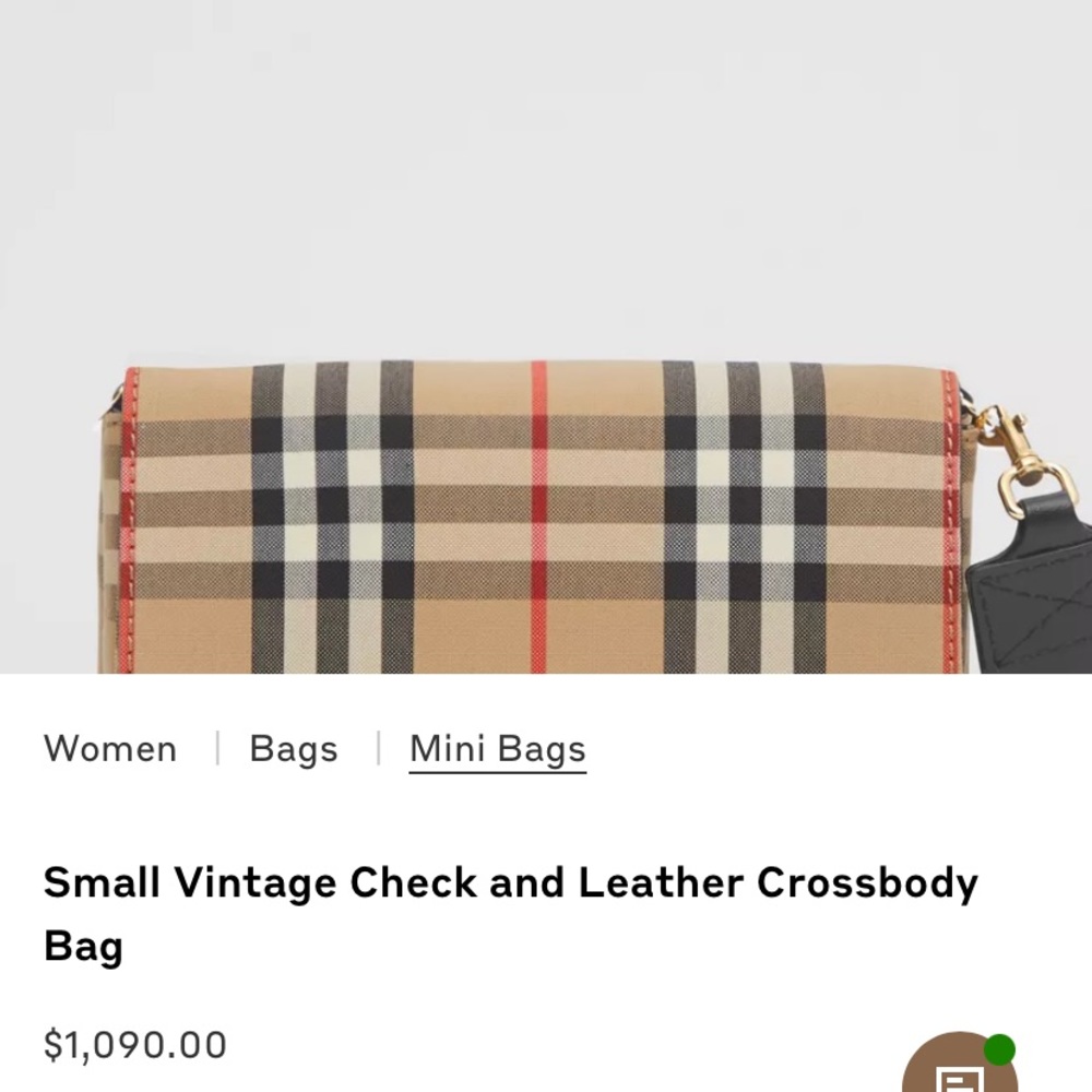 Womens crossbody Burberry bag comes with original packaging - Picture 6 of 8